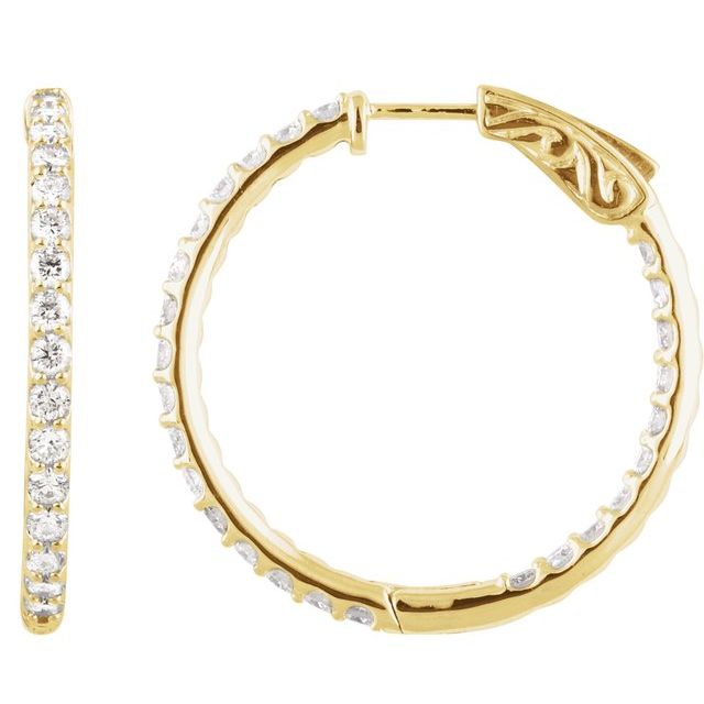 Inside-Outside Hoop Earrings