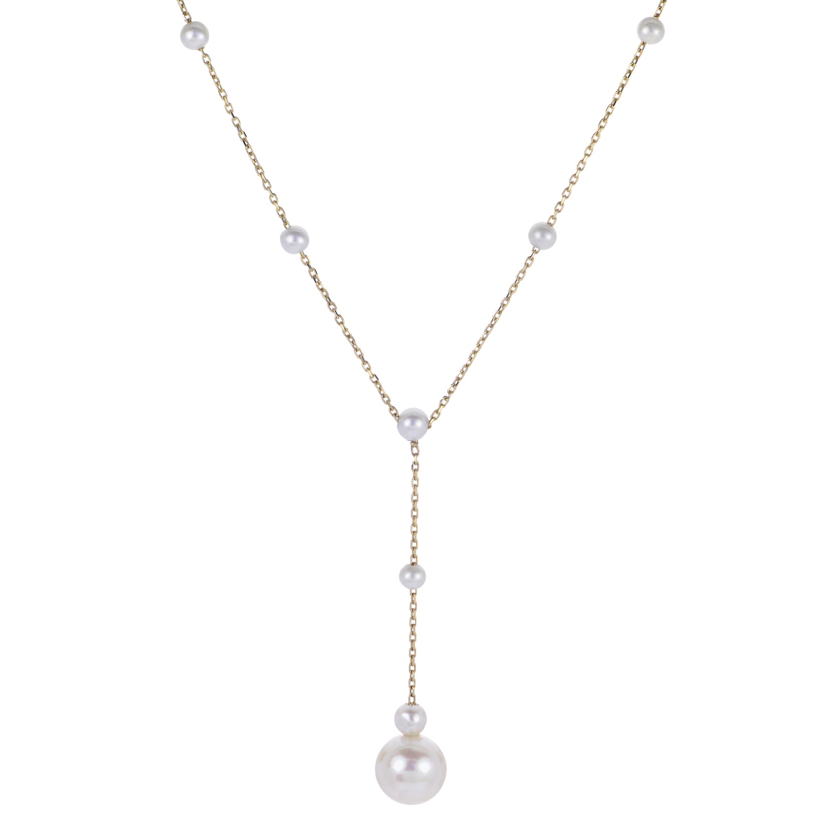 14KT Yellow Gold Freshwater Pearl Necklace