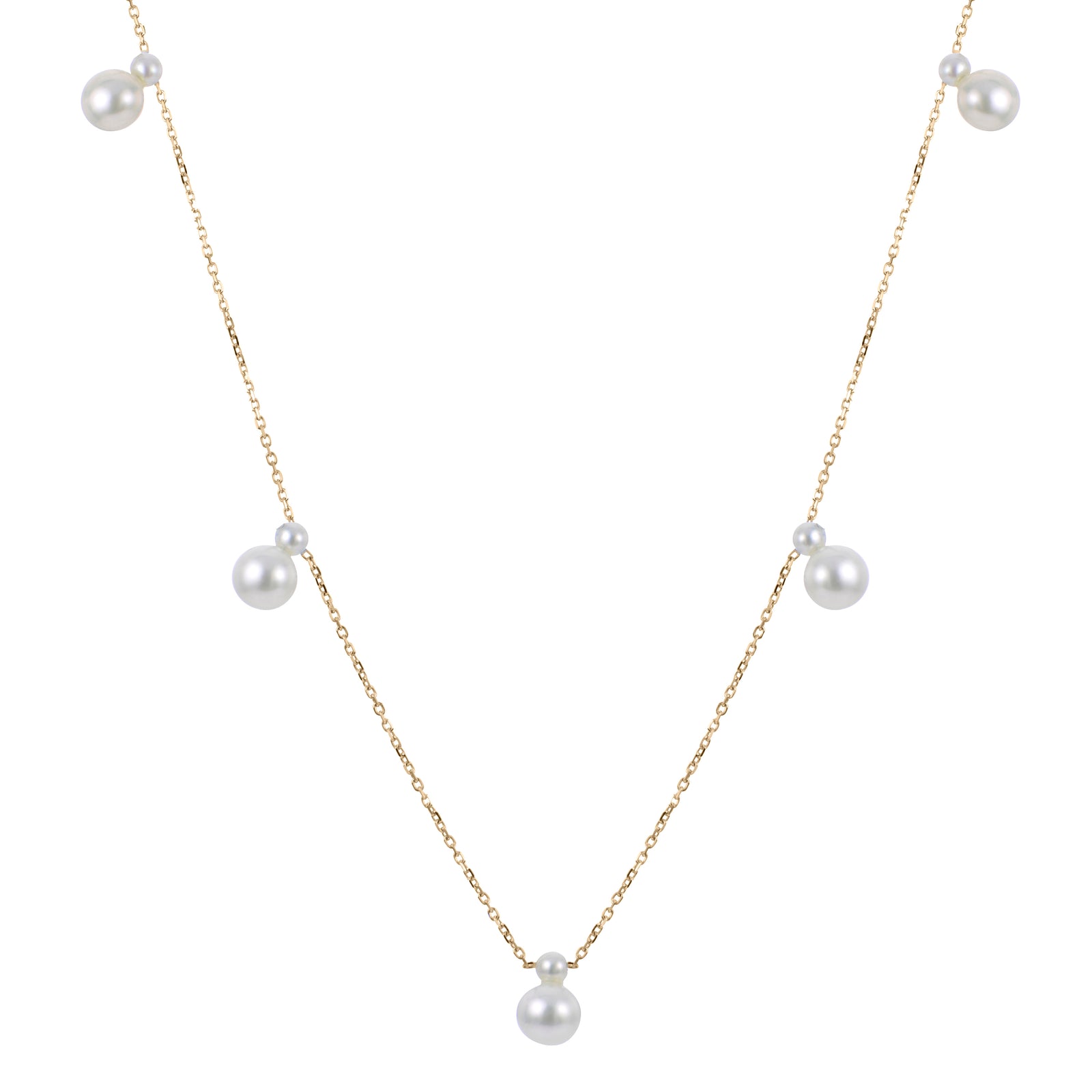 14KT Yellow Gold Freshwater Pearl Necklace