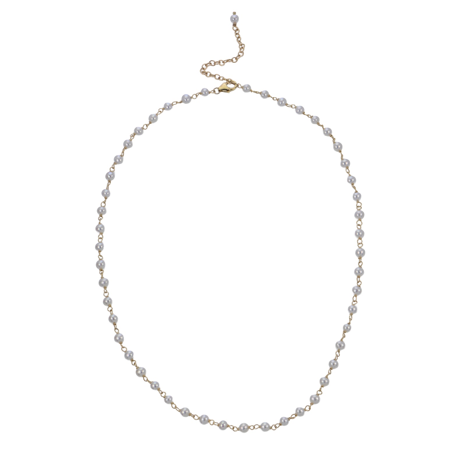 14KT Yellow Gold Freshwater Pearl Necklace