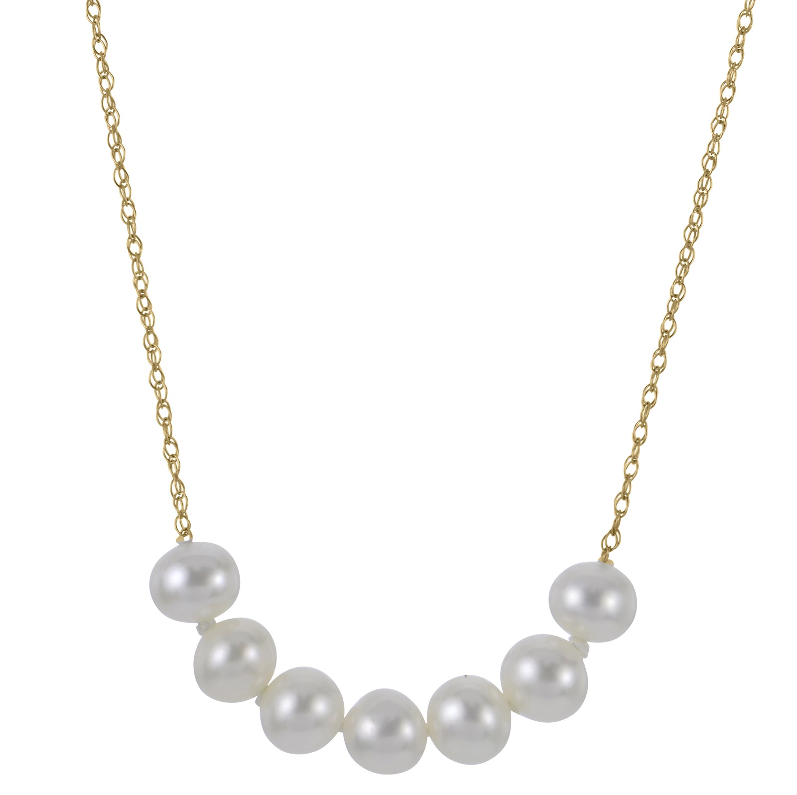 14KT Yellow Gold Freshwater Pearl Necklace