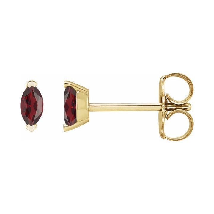 Solitaire V-Prong Stud Earrings