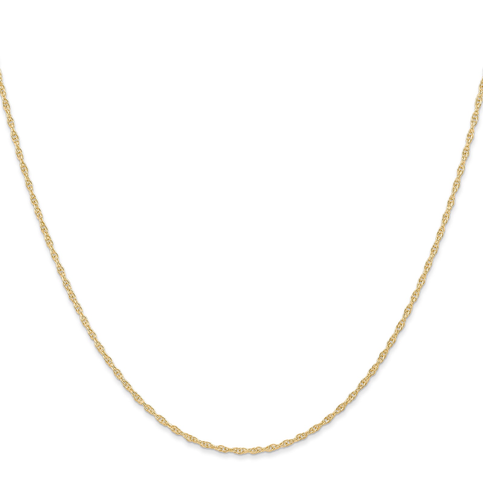 14K 1.15mmCarded Cable Rope Chain