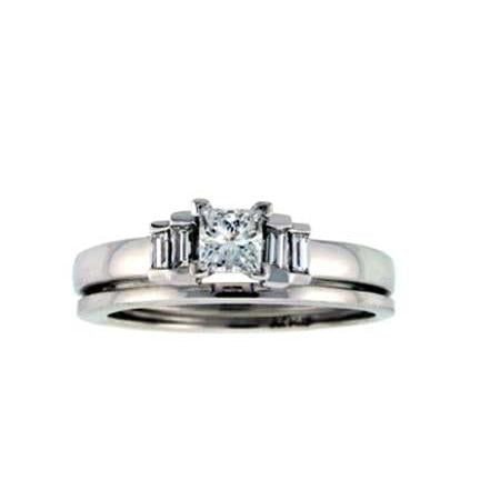 14KT Gold Two-Piece Diamond Wedding Set