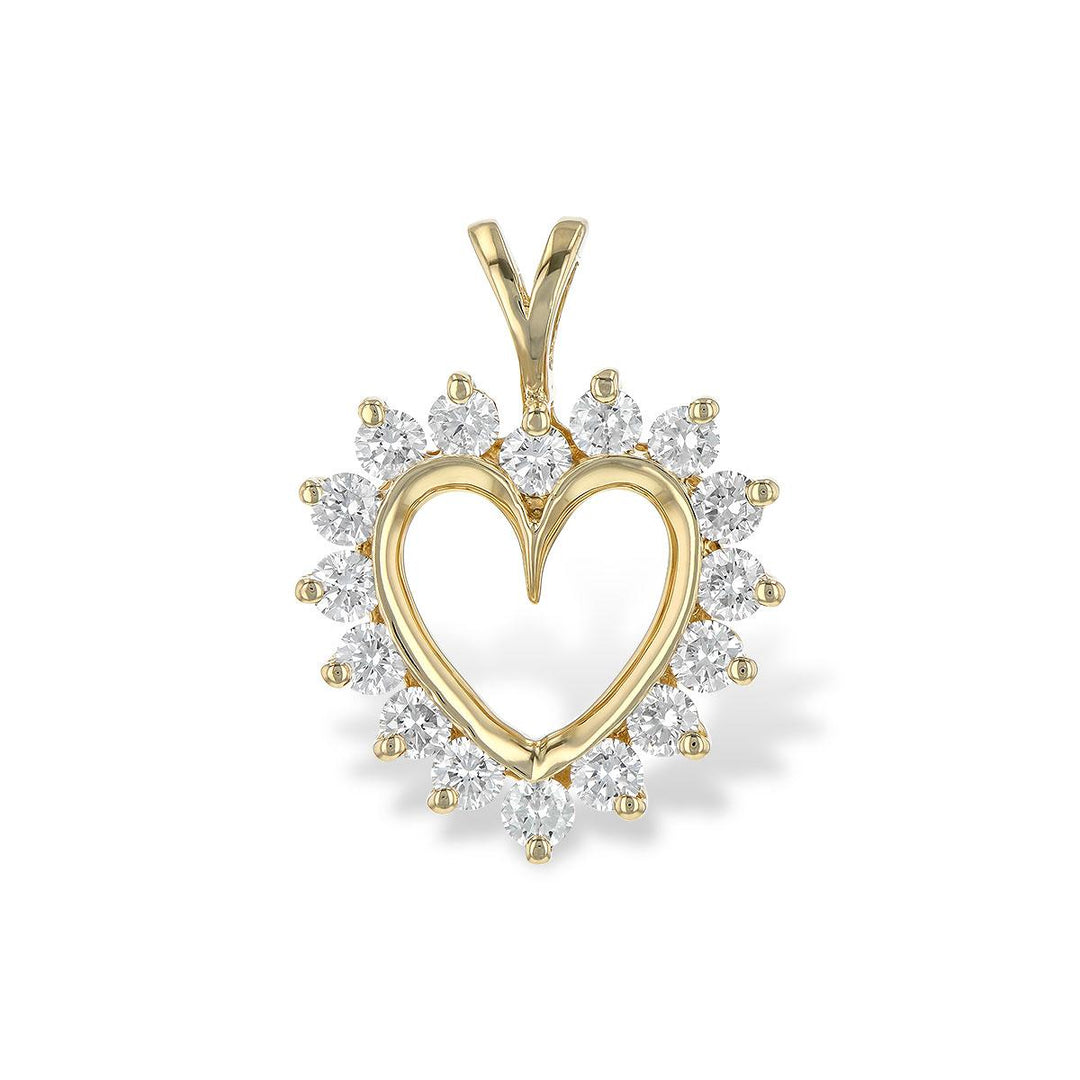 14KT Gold Diamond Pendant