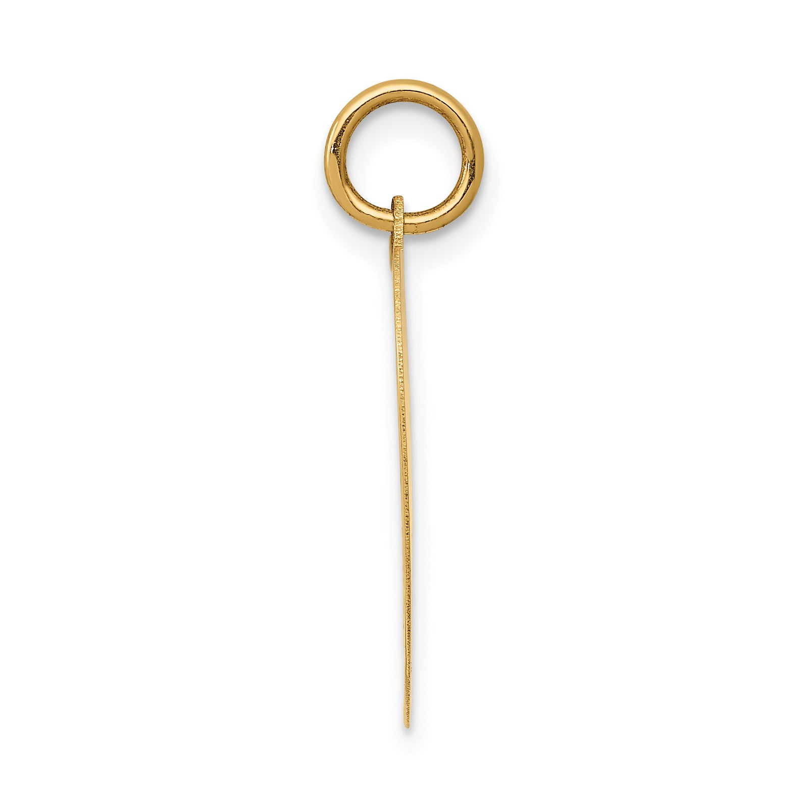 14k HAPPY BIRTHDAY Heart Disc Charm