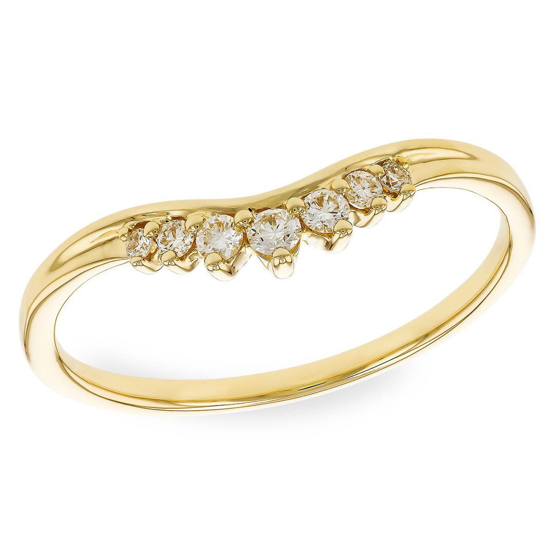 14KT Gold Ladies Diamond Wrap/Guard