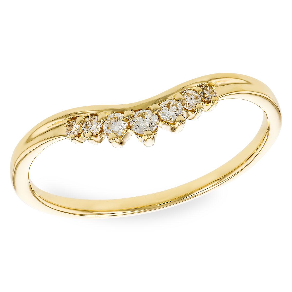 14KT Gold Ladies Diamond Wrap/Guard