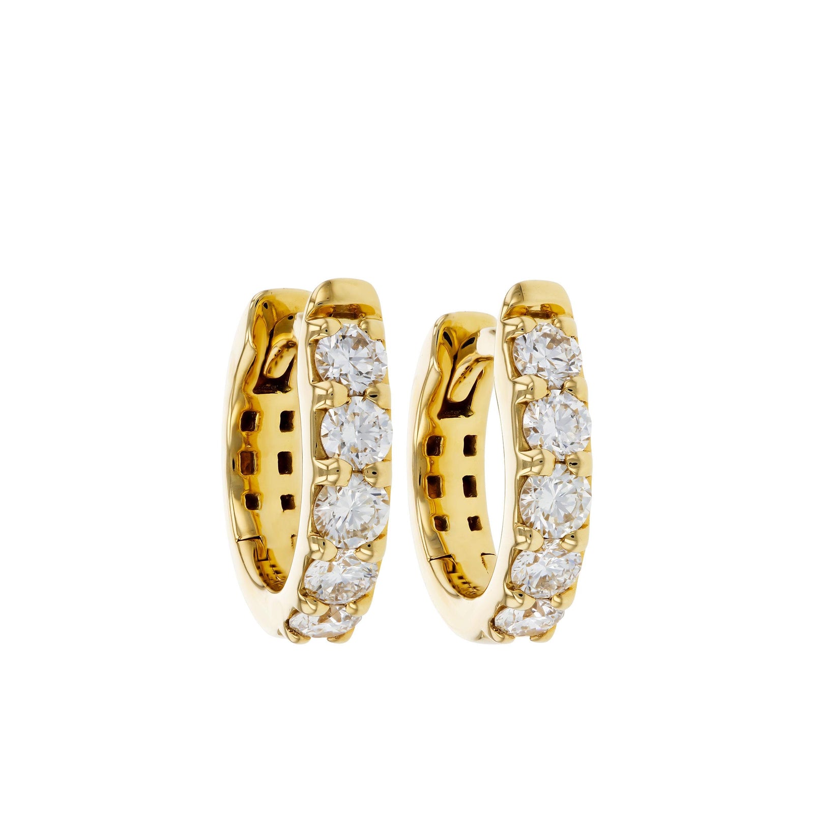 14KT Gold Diamond Earrings