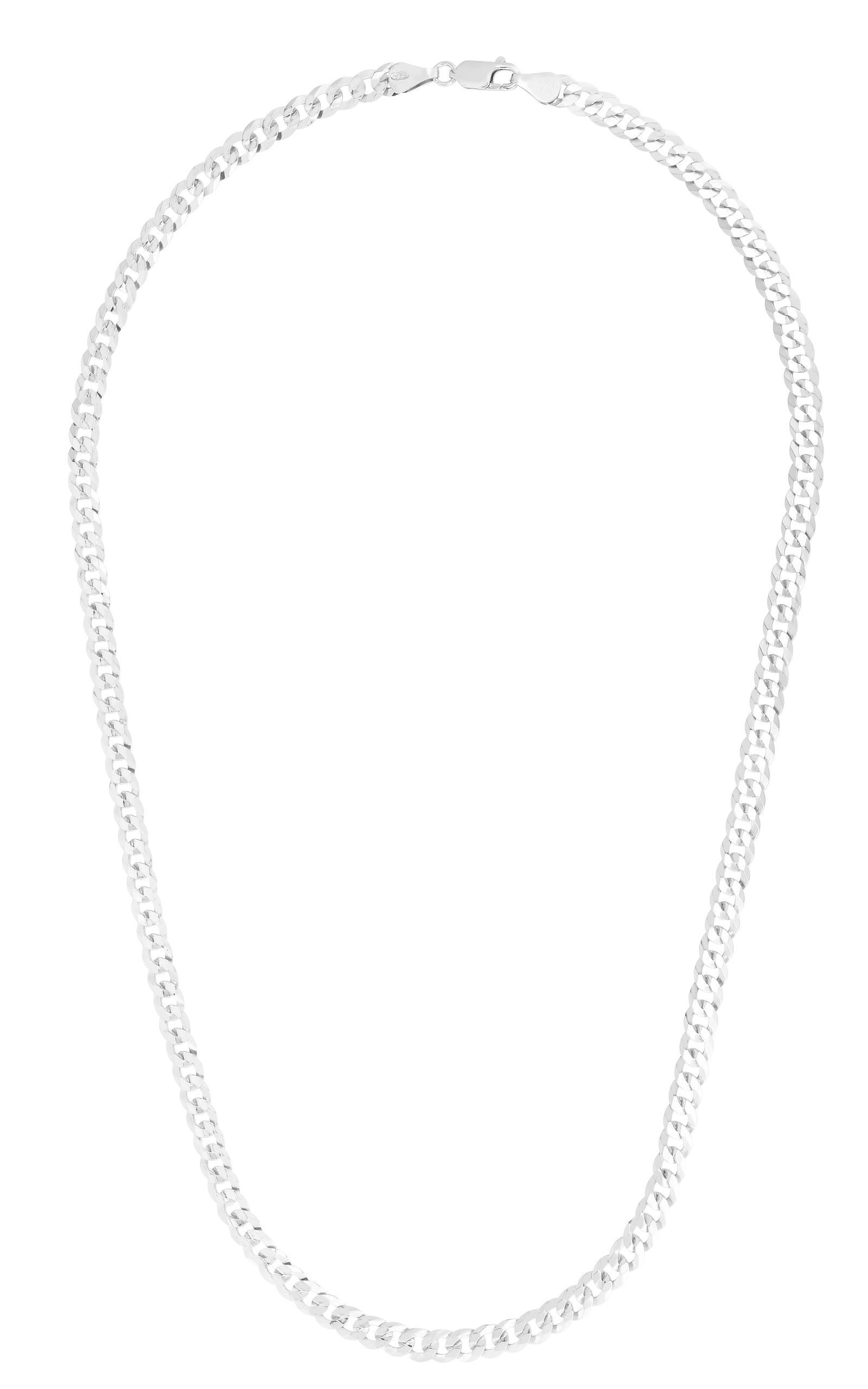 Silver 7mm Comfort Curb Chain