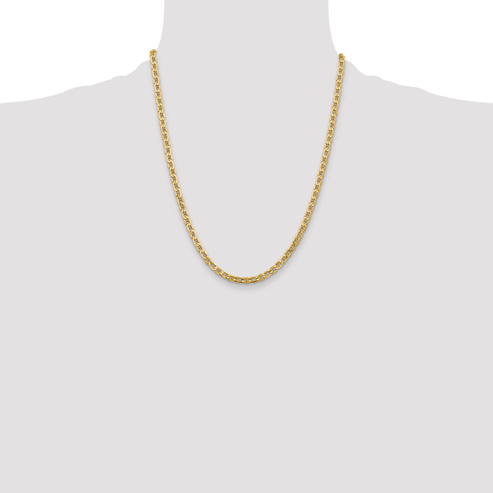14k 4mm Semi-Solid Anchor Chain