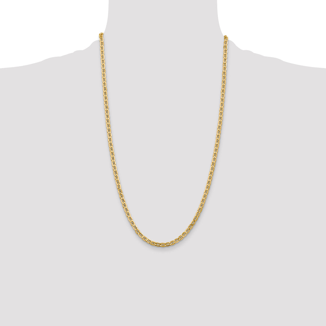 14k 4mm Semi-Solid Anchor Chain