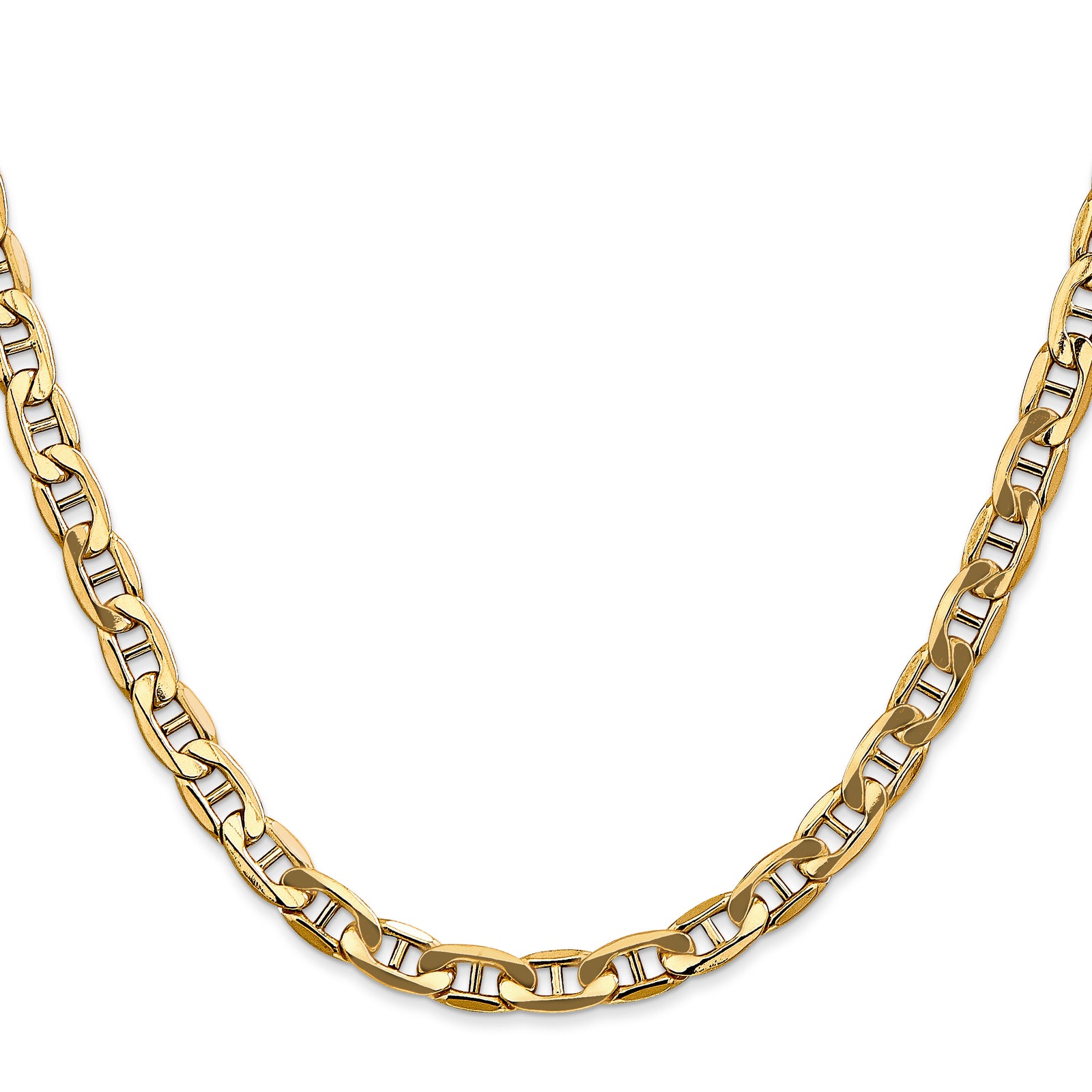 14k 5.5mm Semi-Solid Anchor Chain