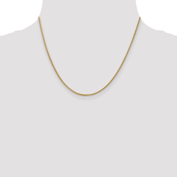 14k 1.55mm Semi-Solid Wheat Chain