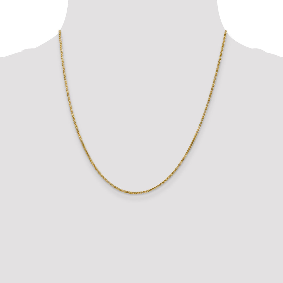14k 1.55mm Semi-Solid Wheat Chain