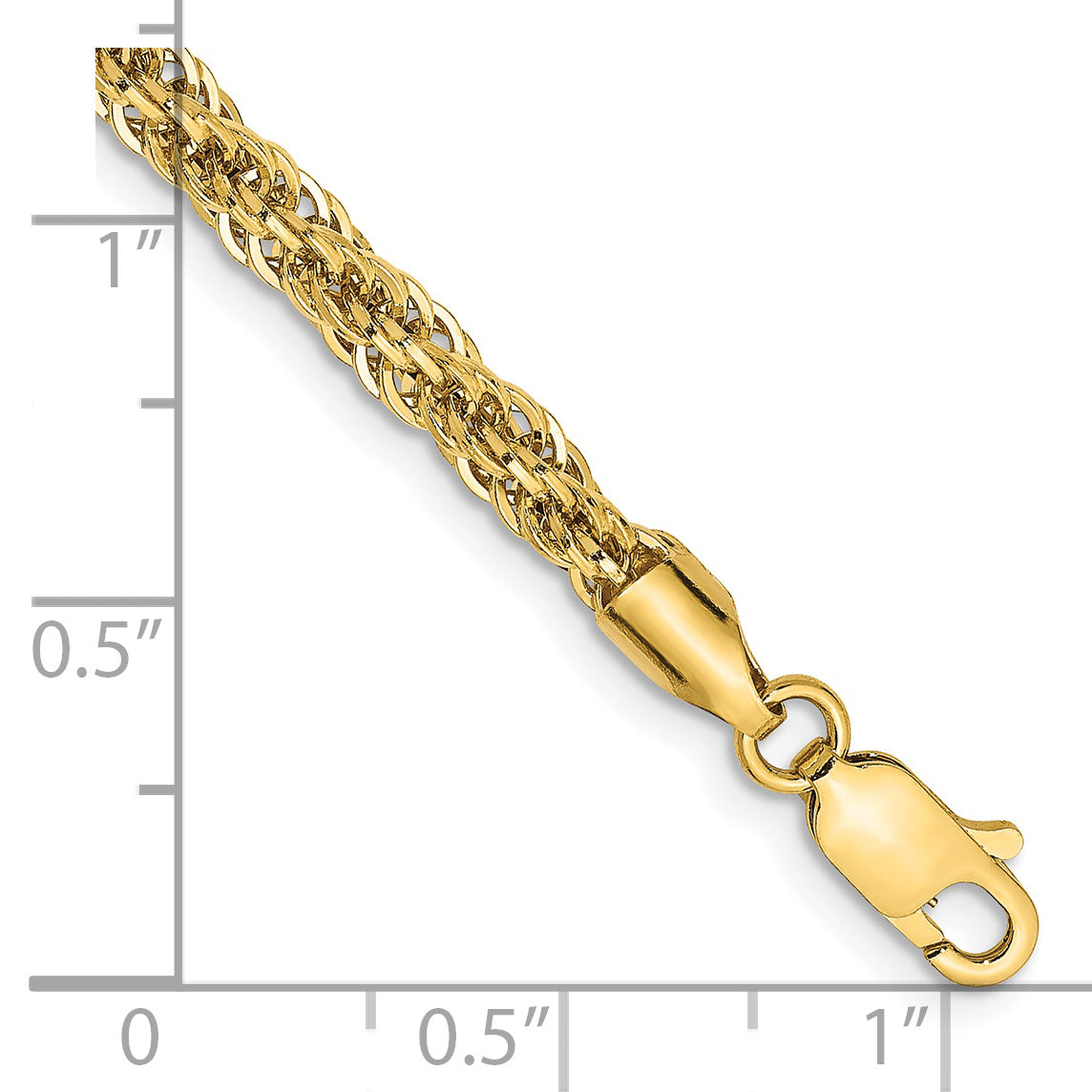 14k 3.3mm D/C Semi-Solid Chain