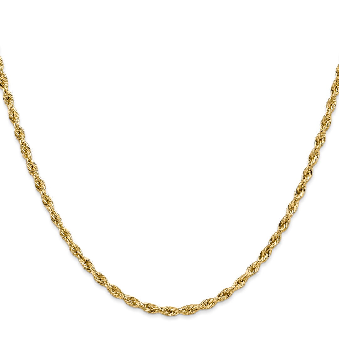 14ky 3.0mm Semi-Solid Rope Chain