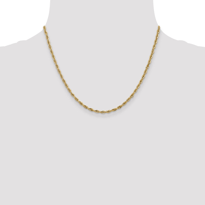 14ky 2.8mm Semi-Solid Rope Chain