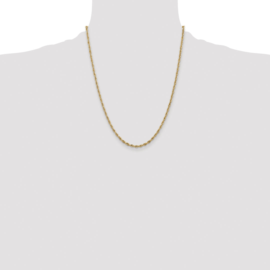 14ky 2.8mm Semi-Solid Rope Chain