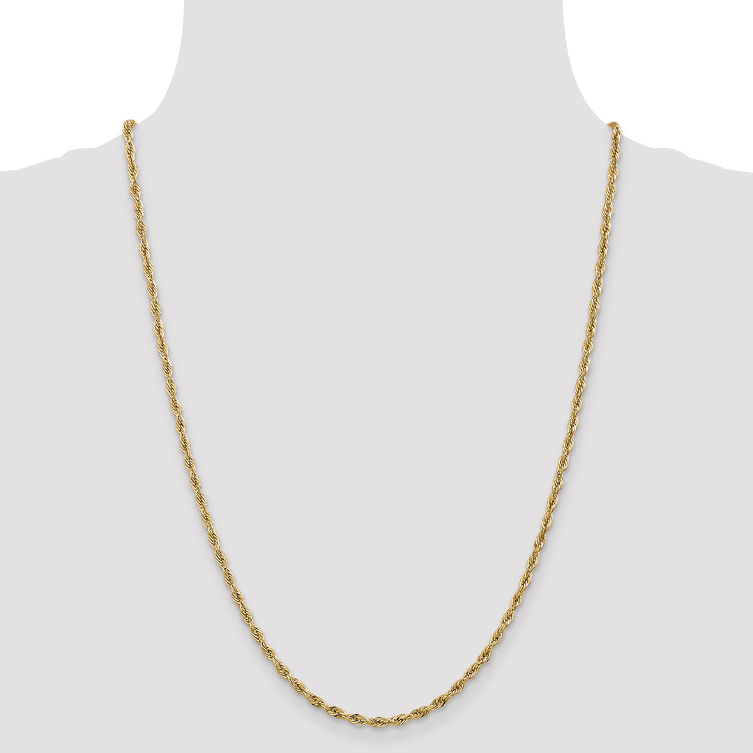 14ky 2.8mm Semi-Solid Rope Chain