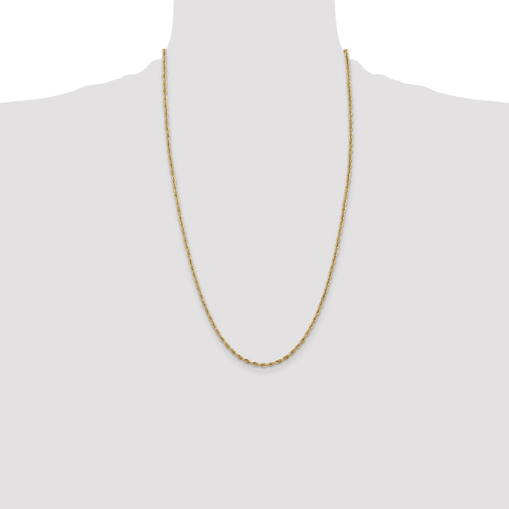 14ky 2.8mm Semi-Solid Rope Chain