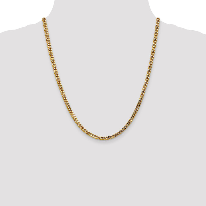 14k 3.7mm Semi-Solid Franco Chain