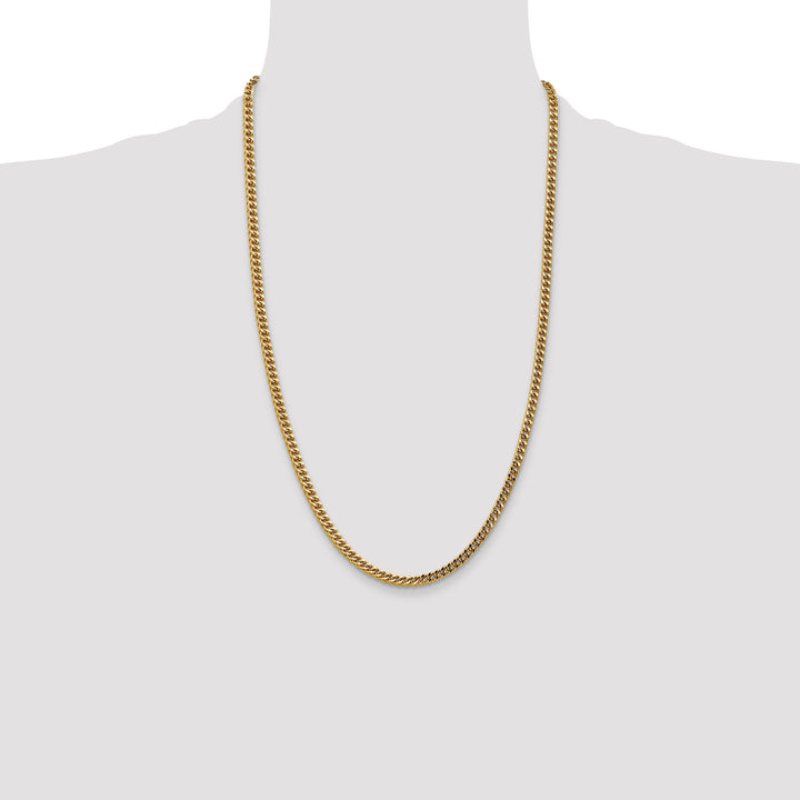 14k 3.7mm Semi-Solid Franco Chain