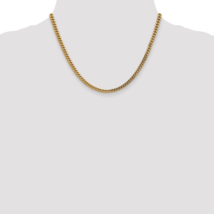 14k 3.7mm Semi-Solid Franco Chain