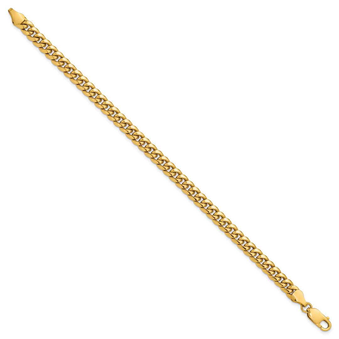 14k 6mm Semi-Solid Miami Cuban Chain