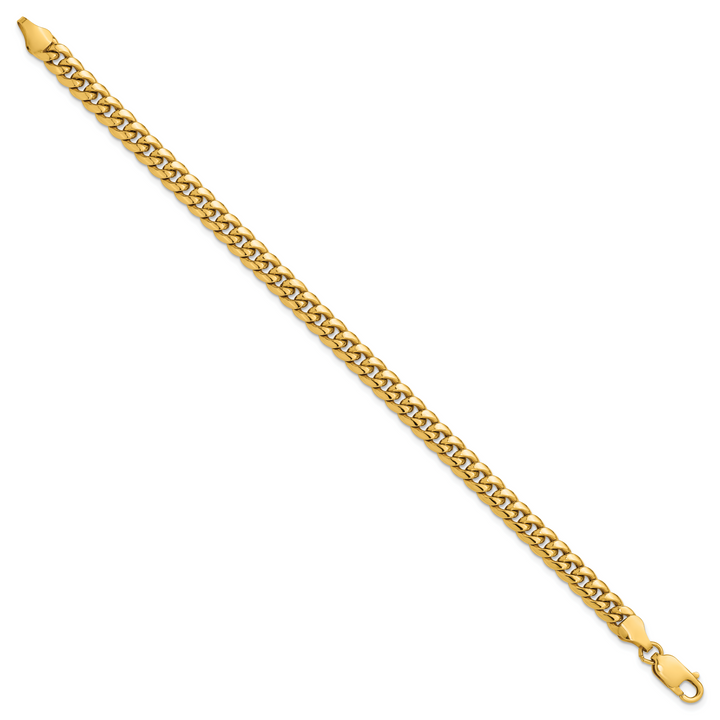 14k 6mm Semi-Solid Miami Cuban Chain