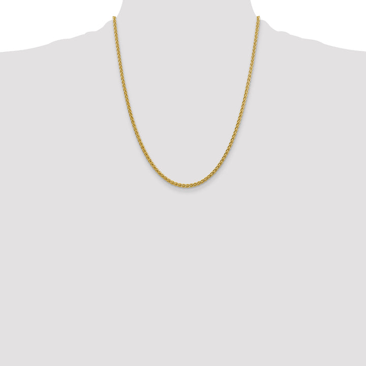 14k 2.75mm Semi-solid Wheat Chain