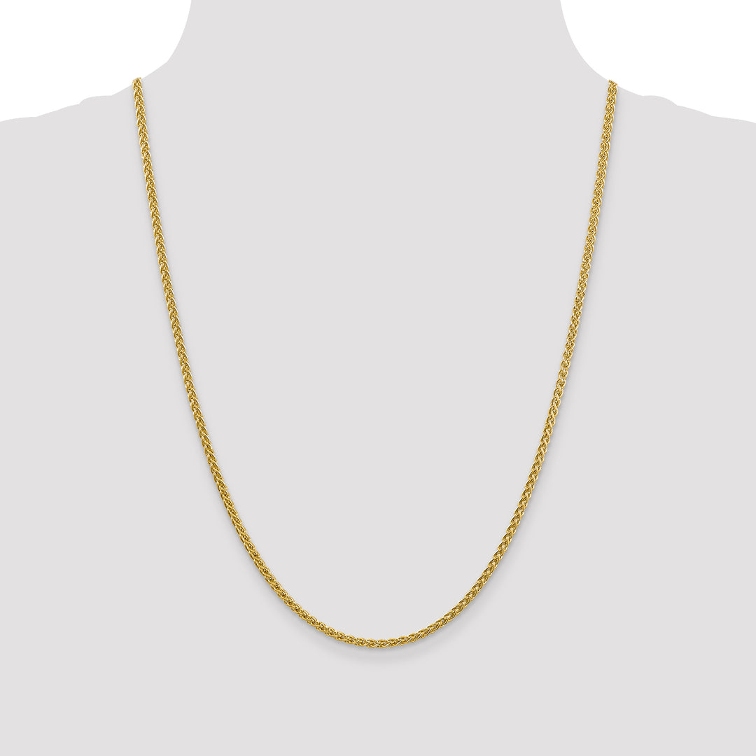 14k 2.75mm Semi-solid Wheat Chain