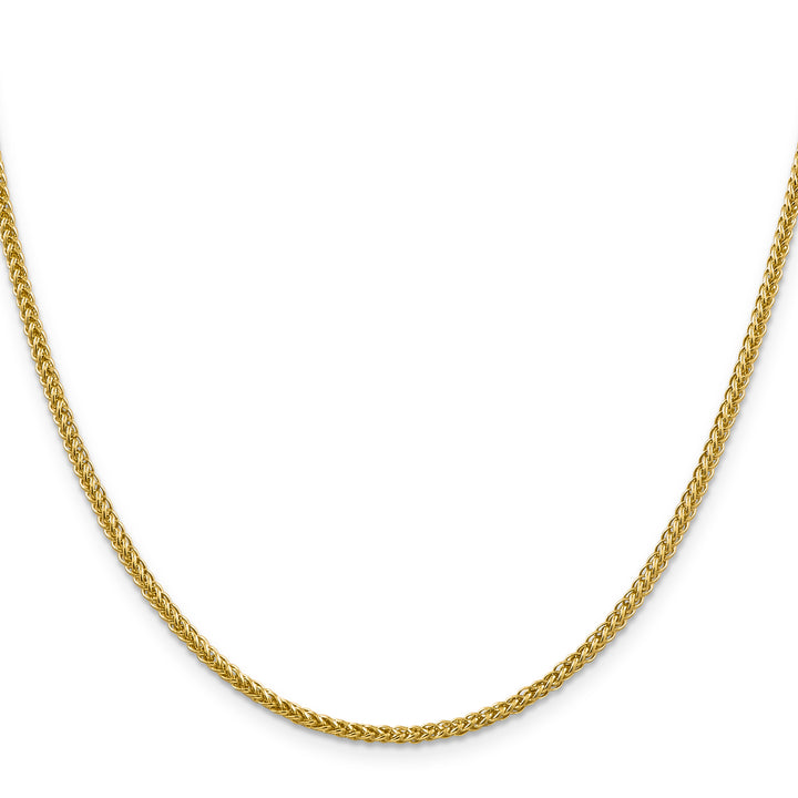 14k 2.35mm Semi-solid 3-Wire Wheat Chain