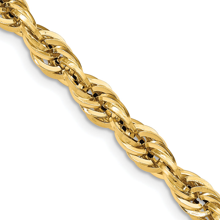 14ky 7.0mm Semi-Solid Rope Chain