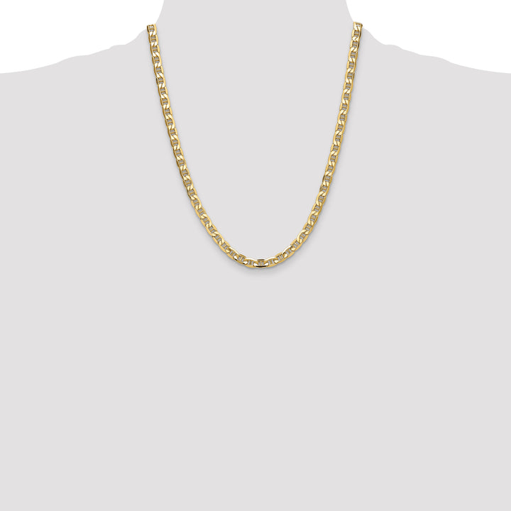 14k 6.25mm Semi-Solid Anchor Chain