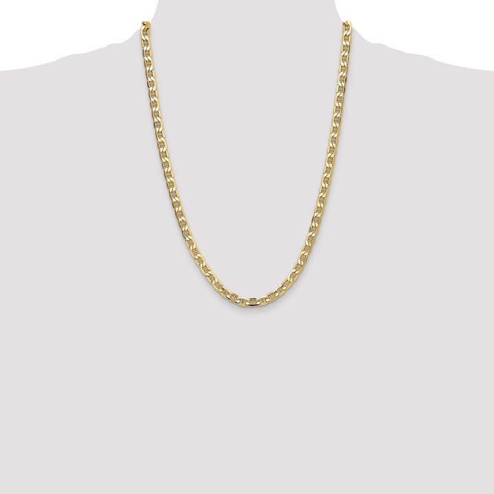 14k 6.25mm Semi-Solid Anchor Chain