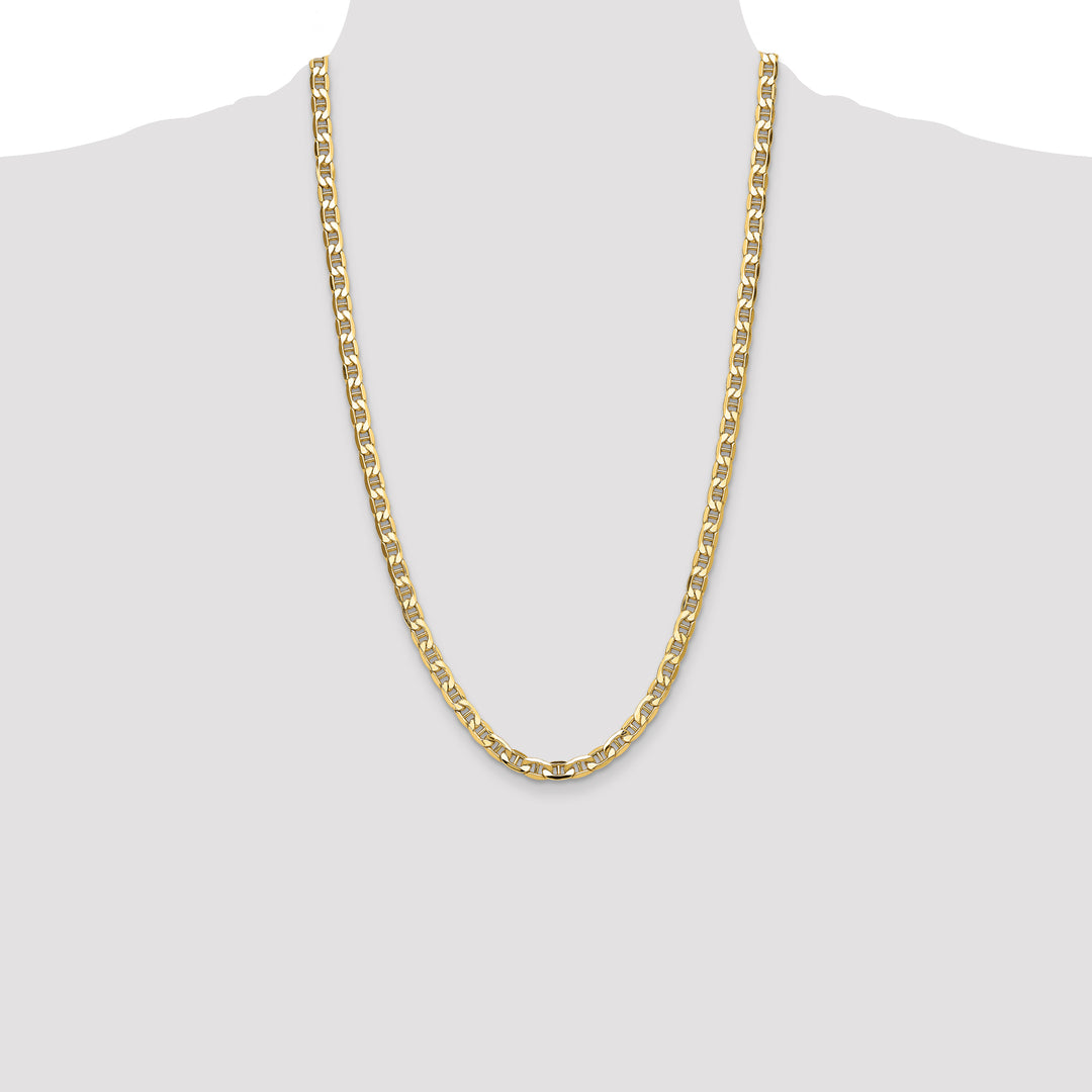 14k 6.25mm Semi-Solid Anchor Chain