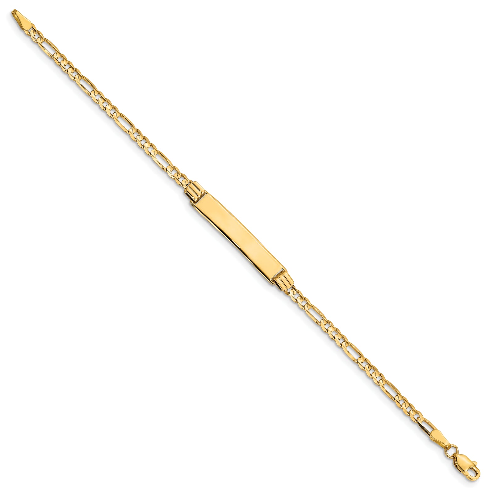 14k Childrens Figaro Link ID Bracelet