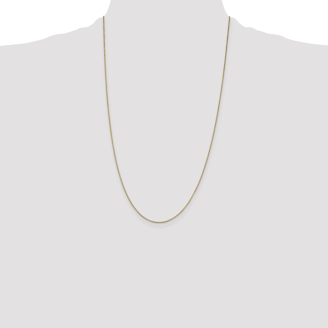 14k .7mm Box with Lobster Clasp Chain