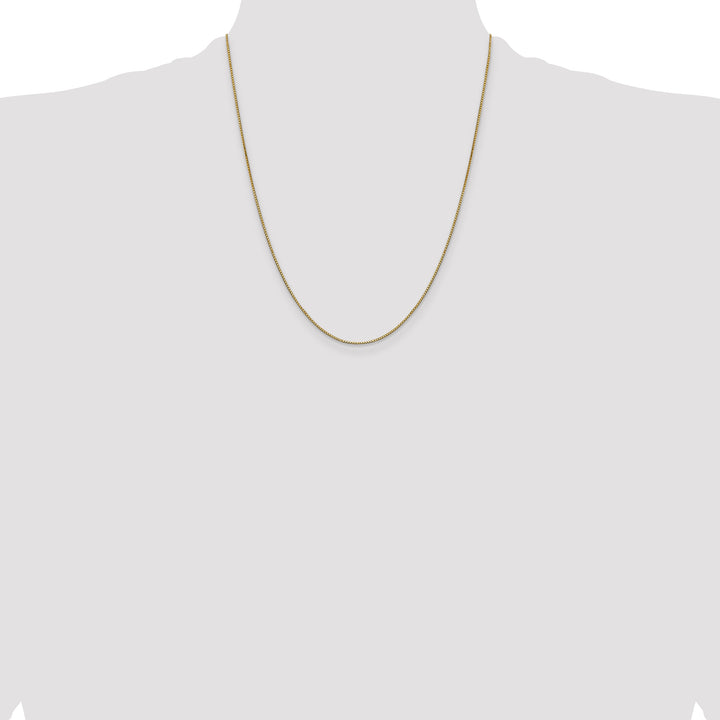 14k .9mm Box with Lobster Clasp Chain