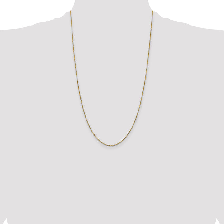 14k .9mm Box with Lobster Clasp Chain