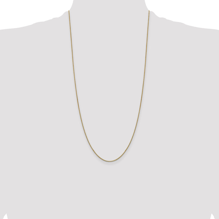 14k .9mm Box with Lobster Clasp Chain