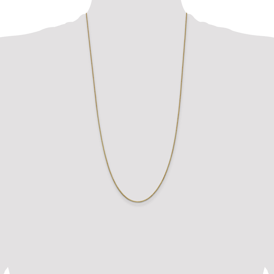14k 1mm Box Chain
