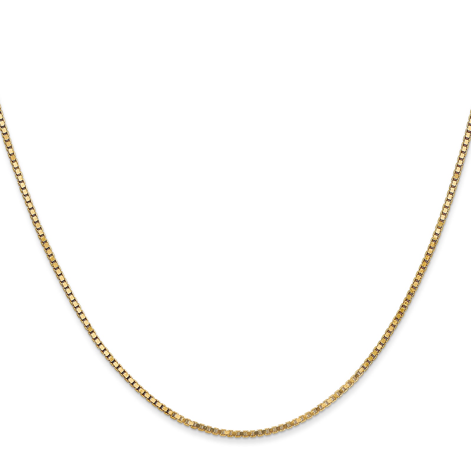 14k 1.3mm Box Chain