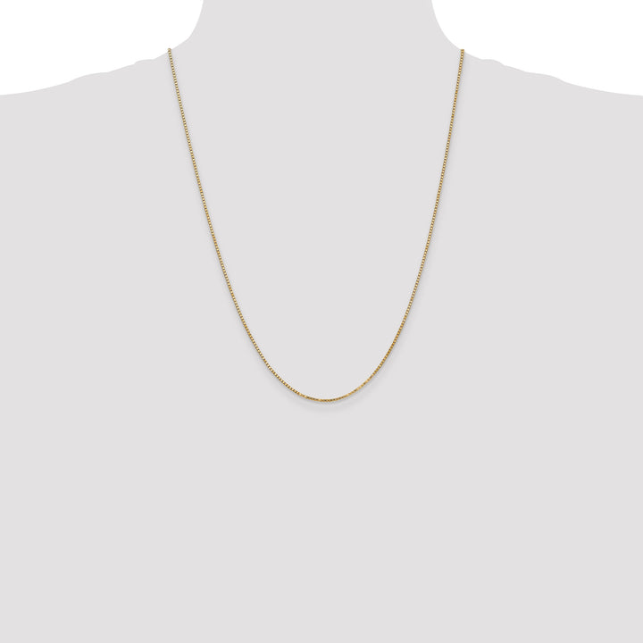 14k 1.3mm Box Chain