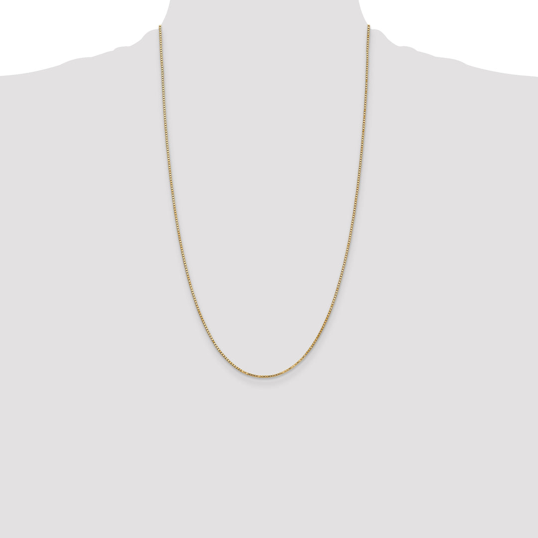 14k 1.3mm Box Chain