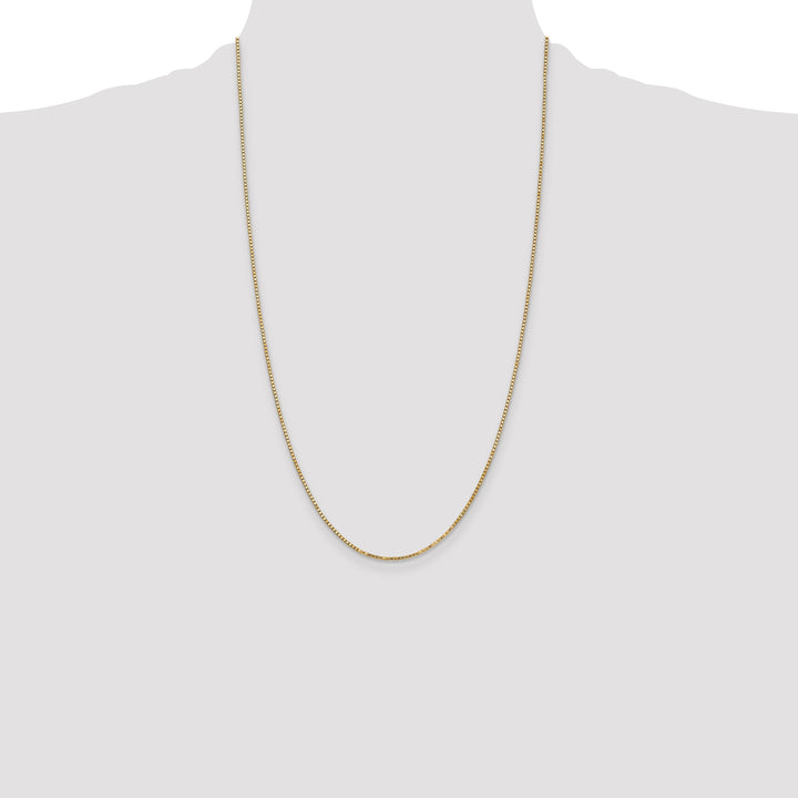 14k 1.3mm Box Chain
