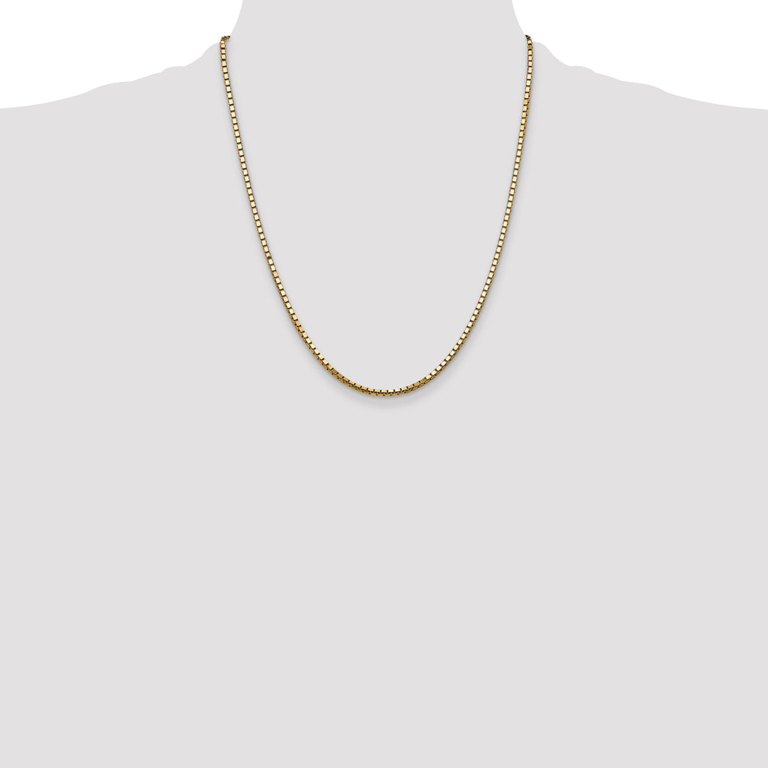 14k 2.5mm Box Chain