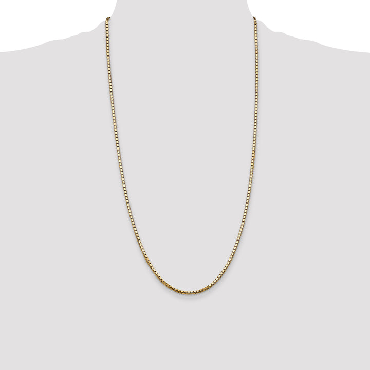14k 2.5mm Box Chain