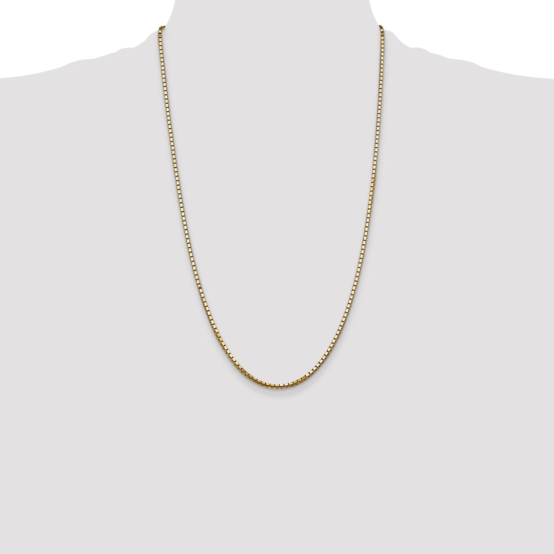14k 2.5mm Box Chain